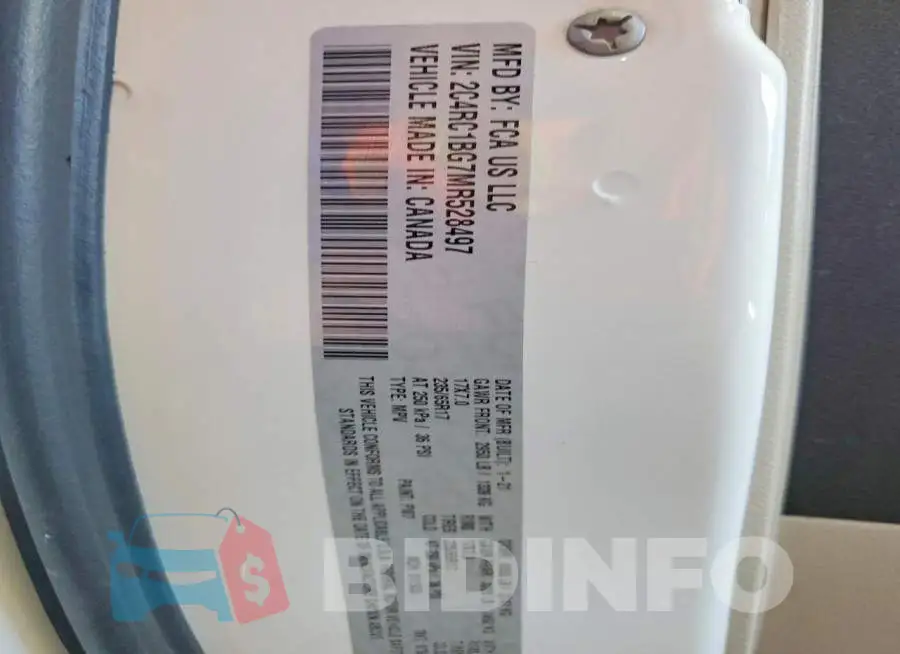 2C4RC1BG7MR528497 Photo# 13