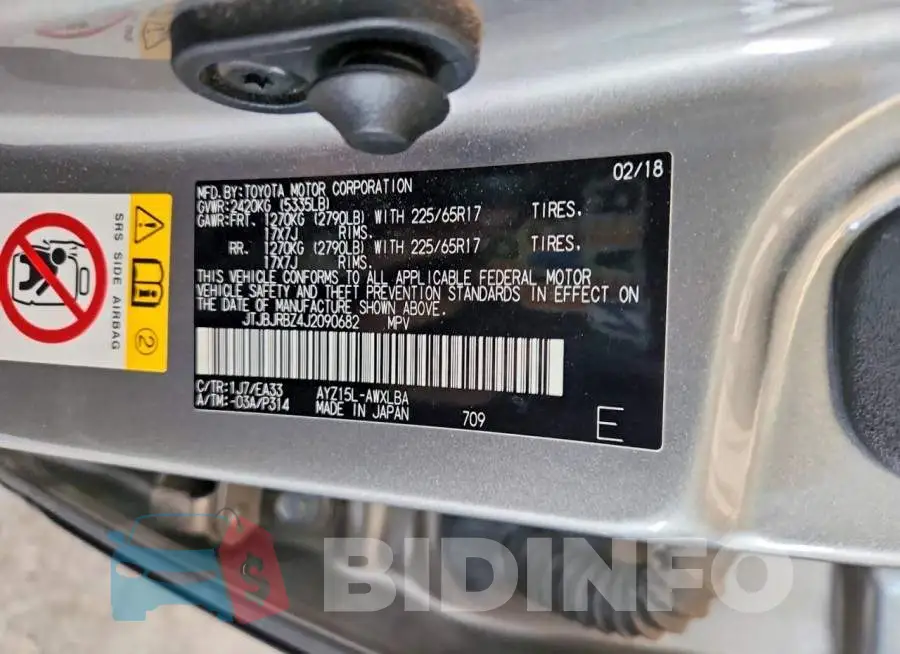 JTJBJRBZ4J2090682 Photo# 13