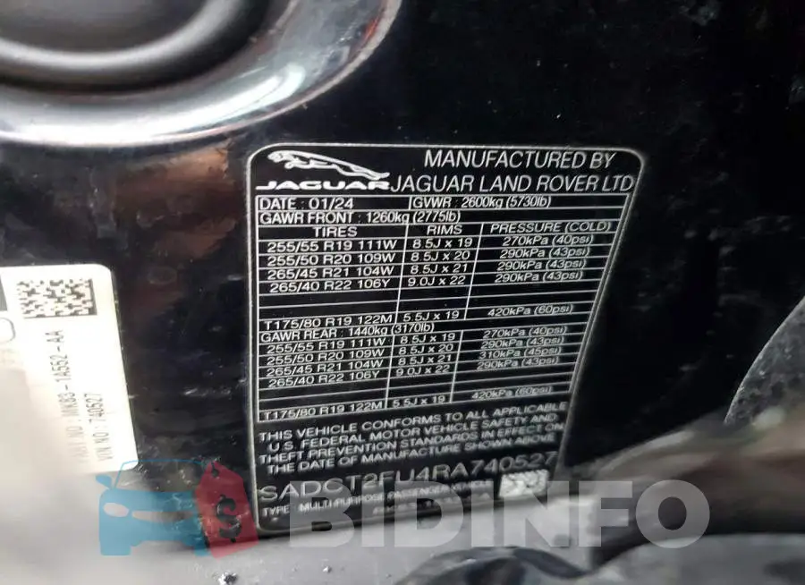 SADCT2FU4RA740527 Photo# 14