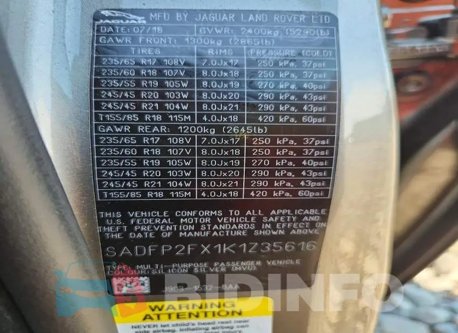 SADFP2FX1K1Z35616 Photo# 13