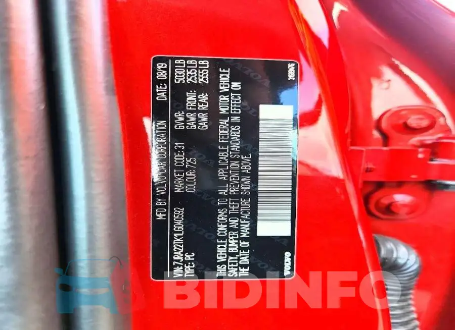 7JRA22TK1LG040592 Photo# 12