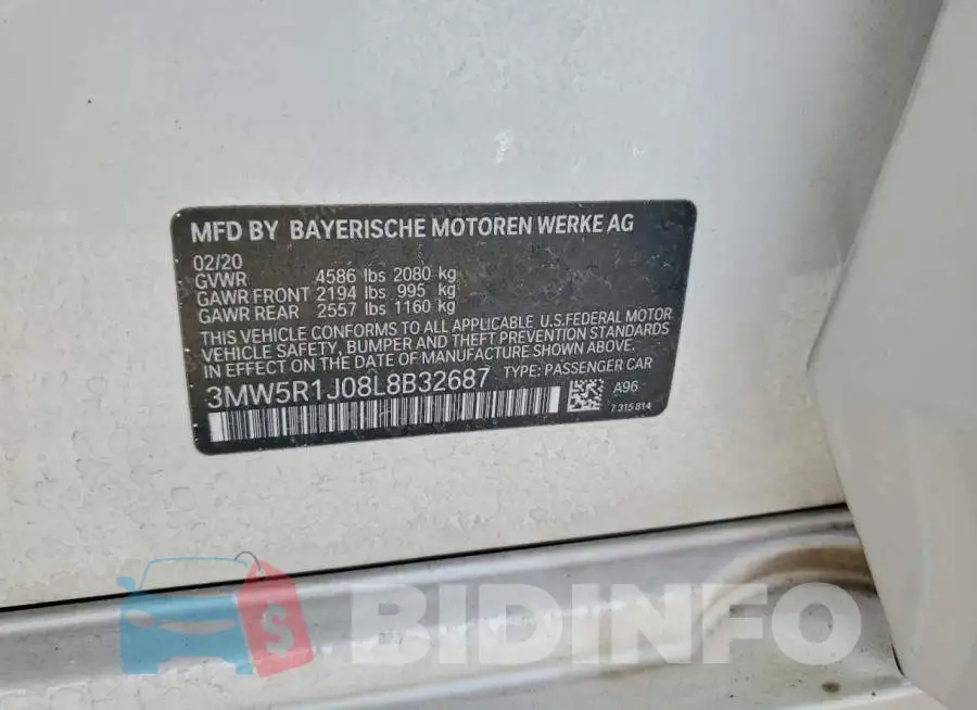 3MW5R1J08L8B32687 Photo# 13