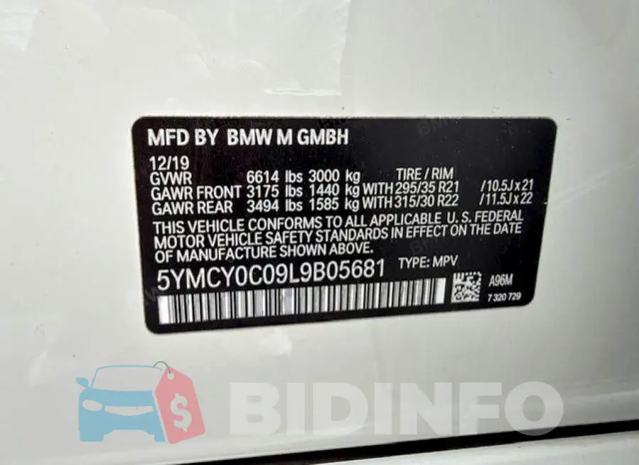 5YMCY0C09L9B05681 Photo# 10