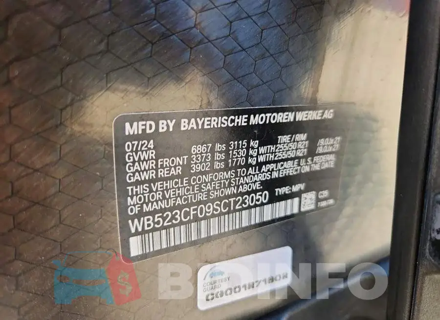 WB523CF09SCT23050 Photo# 14