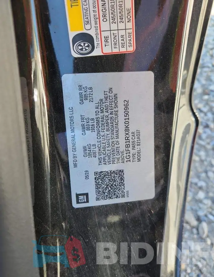 1G1FB1RX8K0150962 Photo# 12