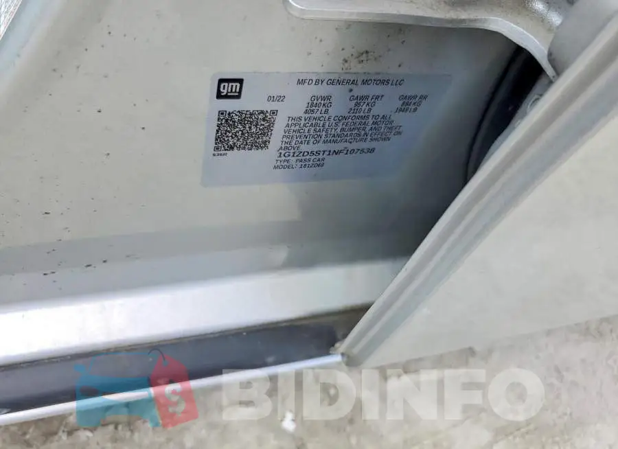 1G1ZD5ST1NF107538 Photo# 12