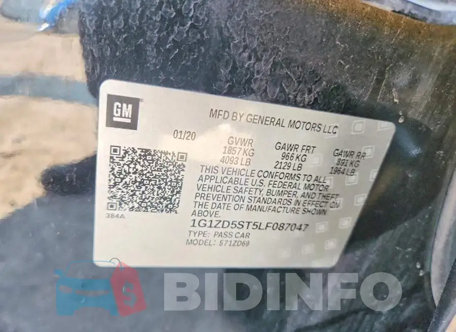 1G1ZD5ST5LF087047 Photo# 12