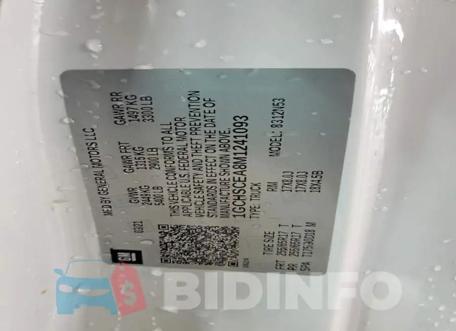 1GCHSCEA8M1241093 Photo# 12