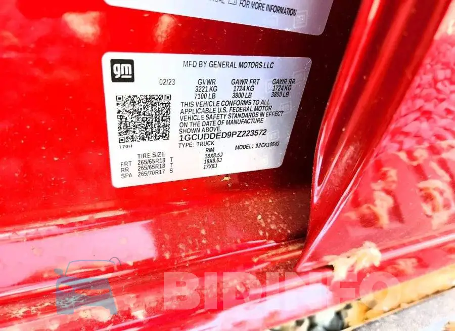 1GCUDDED9PZ223572 Photo# 12