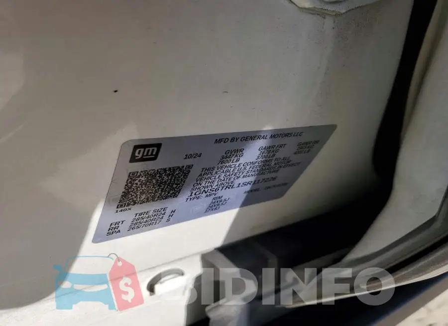 1GNS6TRL1SR117226 Photo# 14