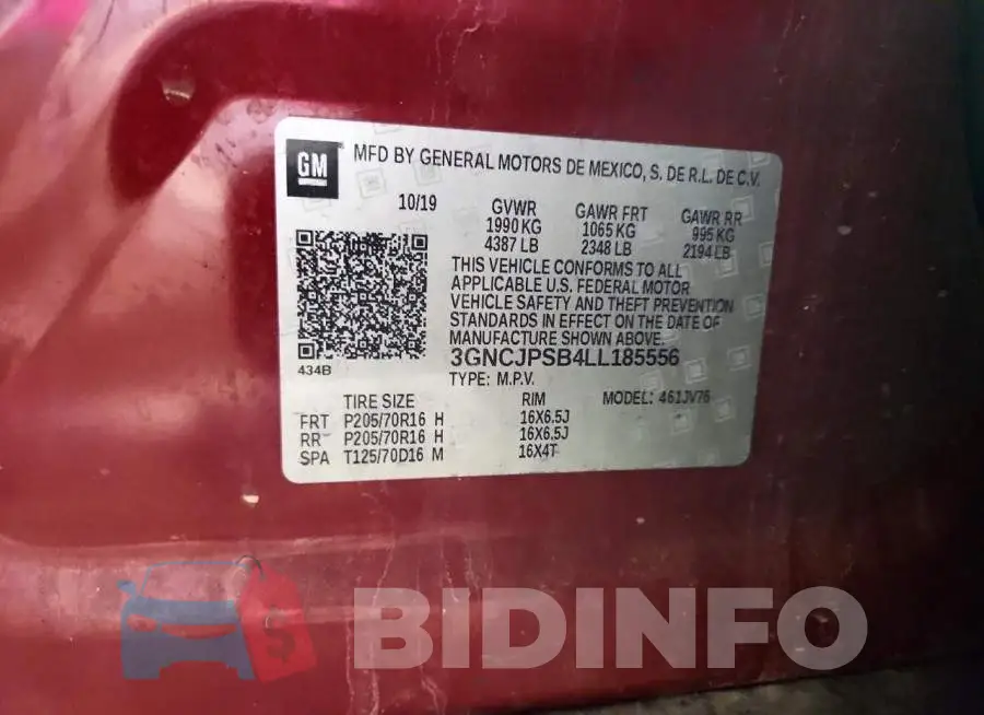 3GNCJPSB4LL185556 Photo# 13