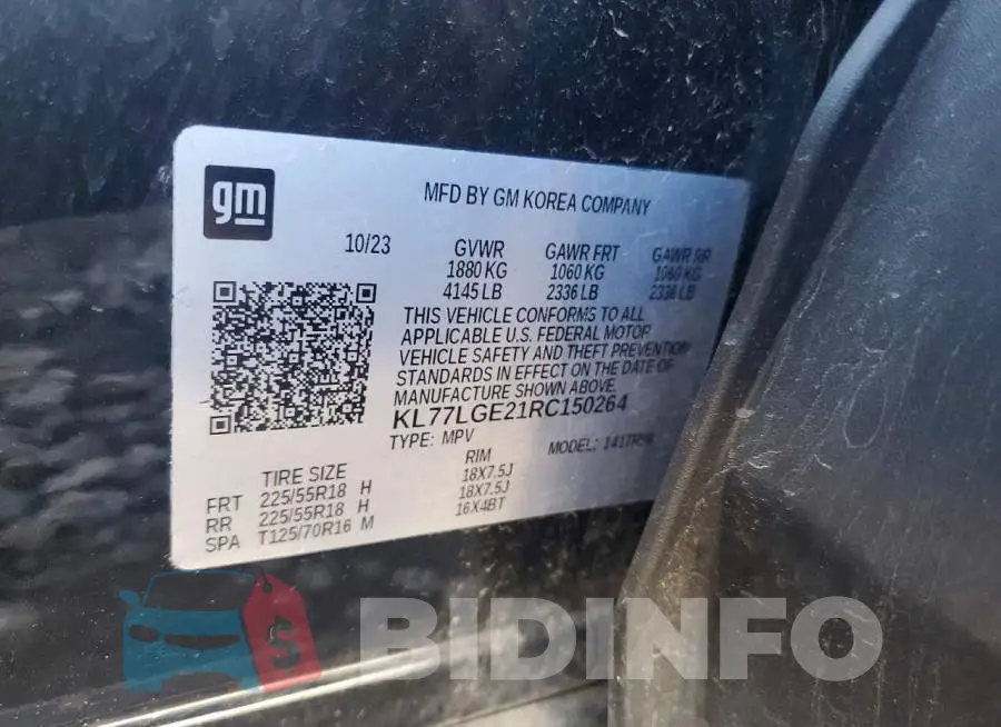 KL77LGE21RC150264 Photo# 13