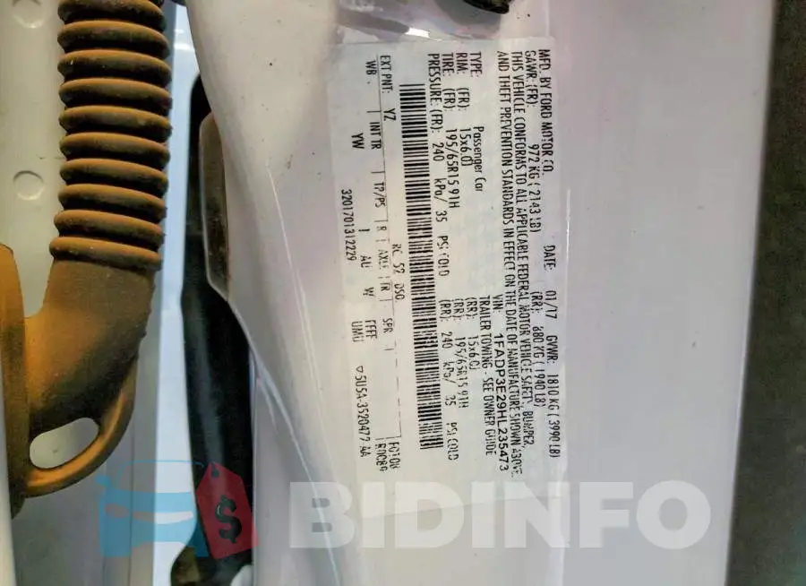 1FADP3E29HL235473 Photo# 12