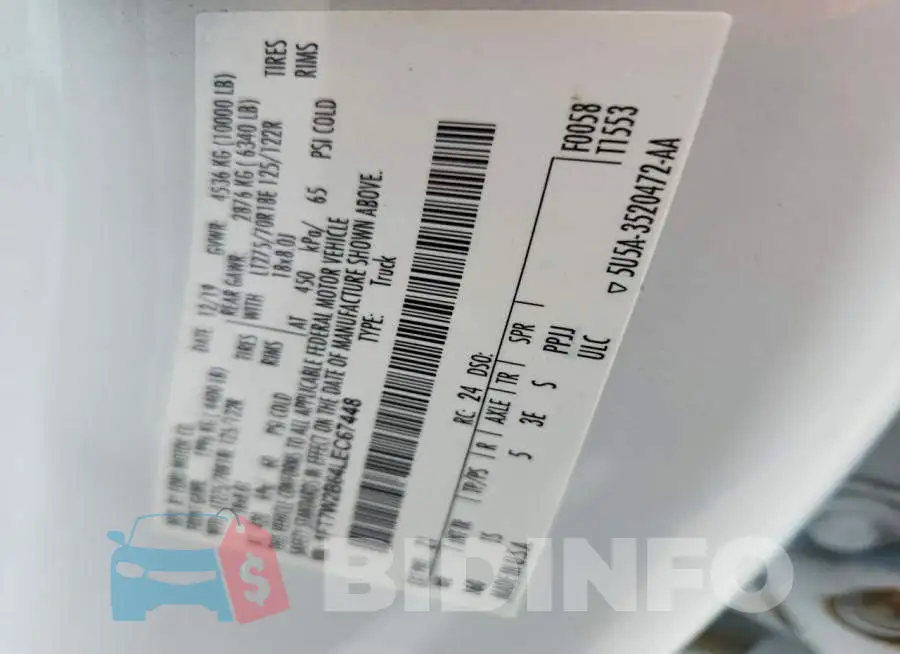 1FT7W2B64LEC67448 Photo# 13