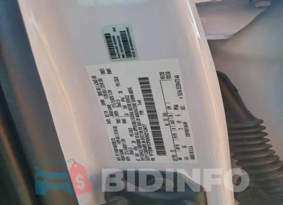 1FTEW1CPXKKD12417 Photo# 12