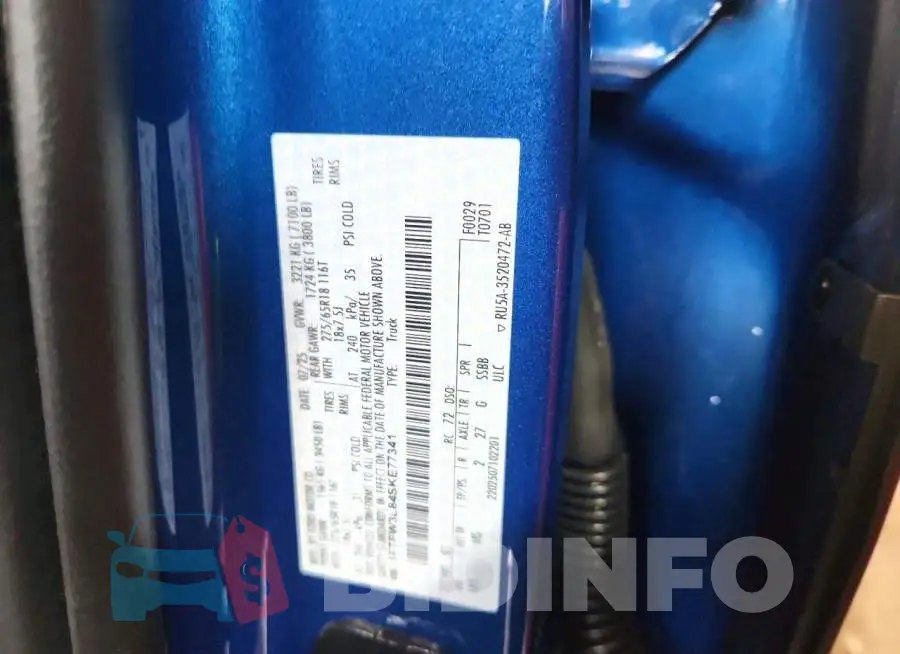 1FTFW3L84SKE77341 Photo# 13