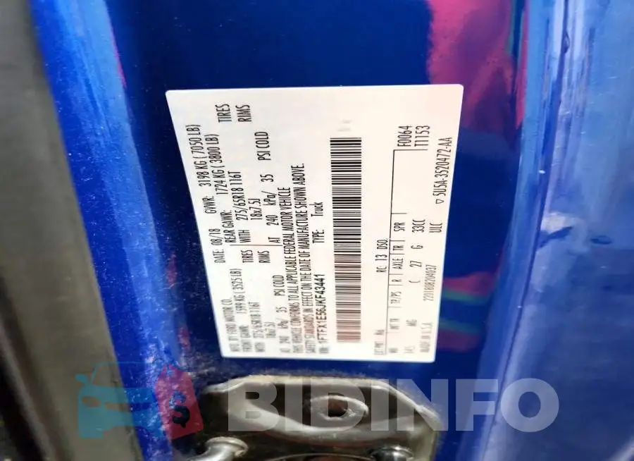 1FTFX1E56JKF43441 Photo# 12