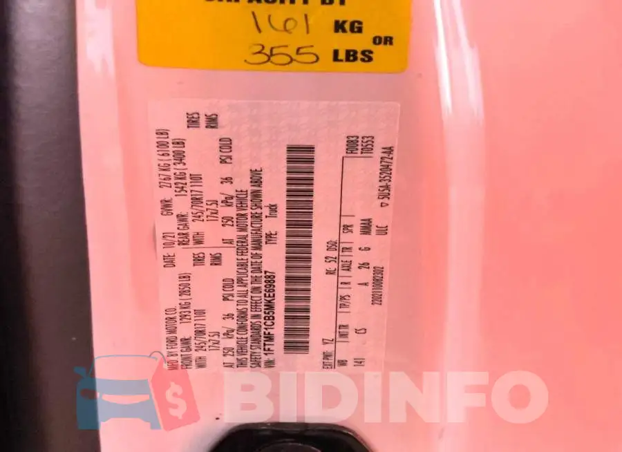 1FTMF1CB5MKE69887 Photo# 12