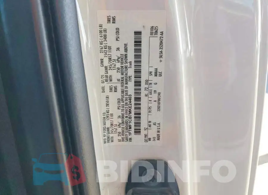 1FTMF1CB7MKE24403 Photo# 12