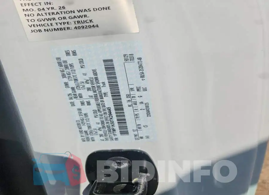 1FTMF1K50TKD94445 Photo# 12