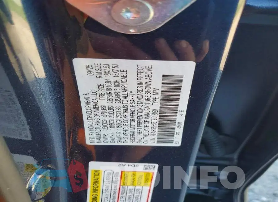 7FARS5H58TE012020 Photo# 14