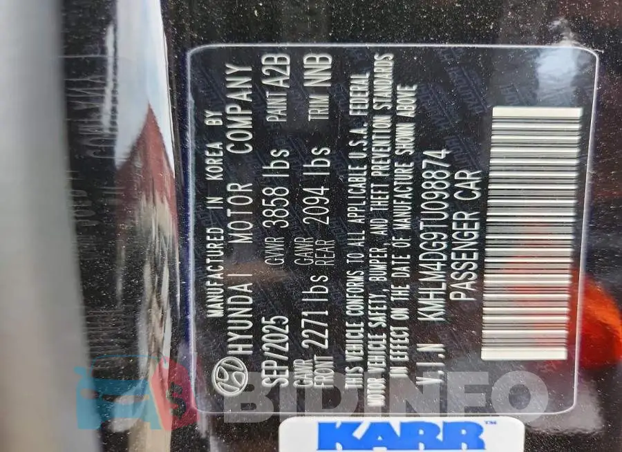 KMHLM4DG9TU098874 Photo# 13
