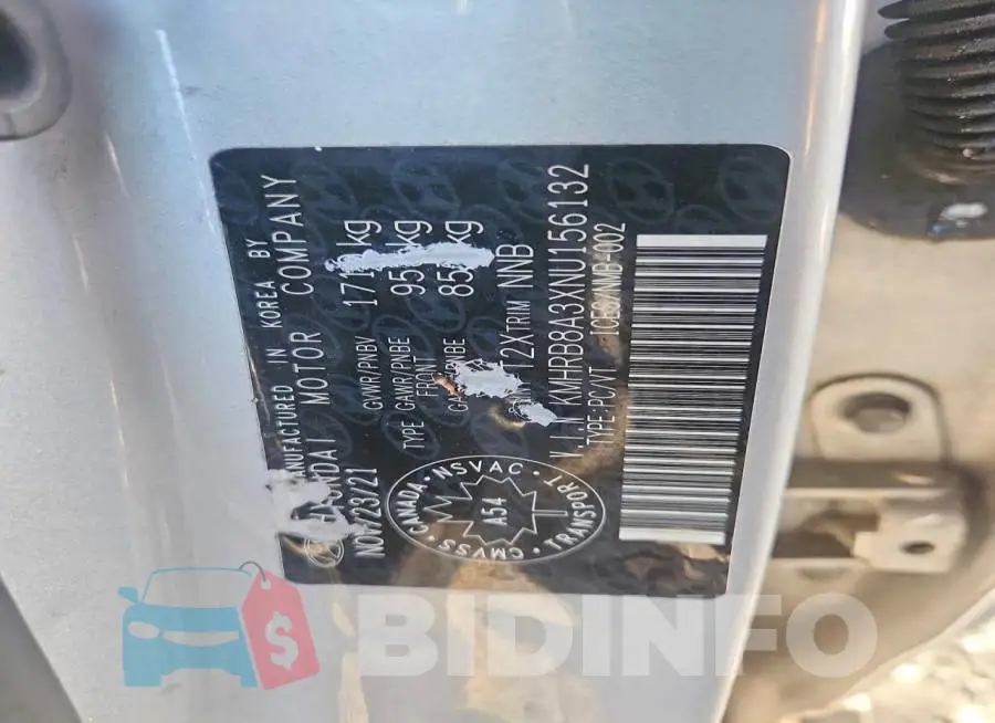 KMHRB8A3XNU156132 Photo# 13