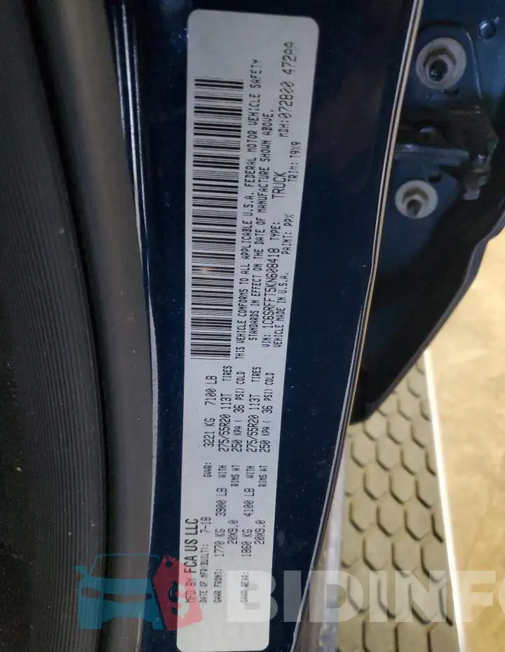 1C6SRFFT5KN608418 Photo# 13