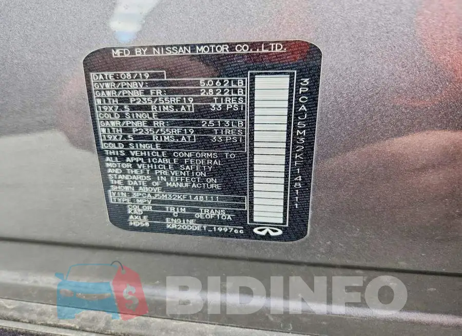 3PCAJ5M32KF148111 Photo# 12