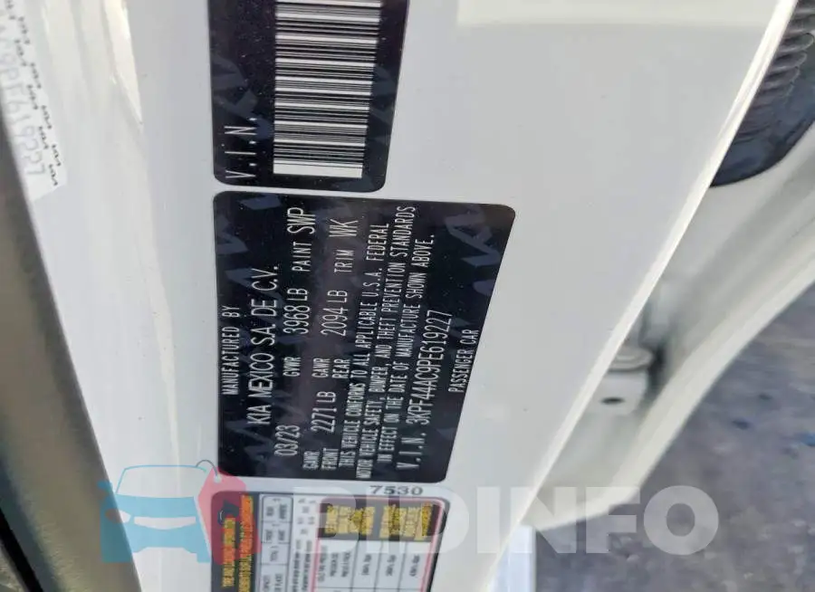 3KPF44AC9PE619227 Photo# 12