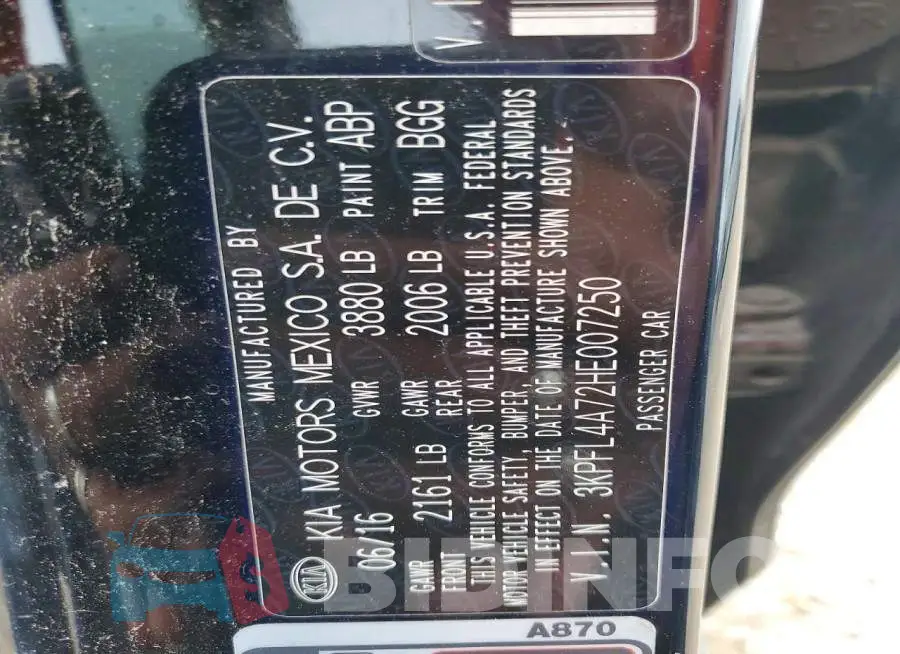 3KPFL4A72HE007250 Photo# 13