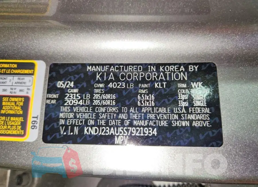 KNDJ23AU5S7921934 Photo# 13