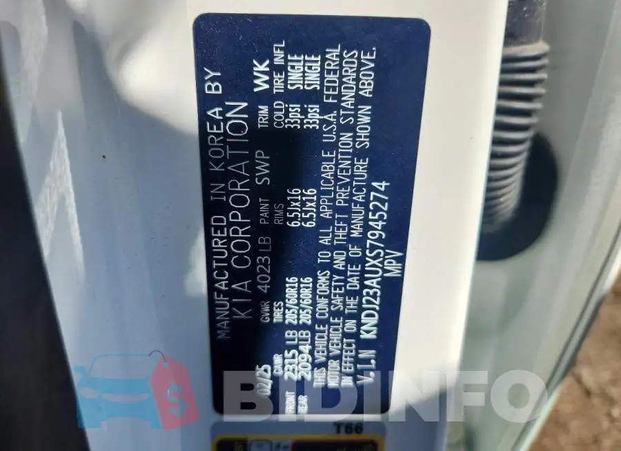 KNDJ23AUXS7945274 Photo# 13