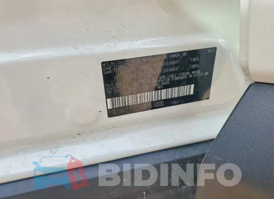 2T36CRAV8TC025052 Photo# 14