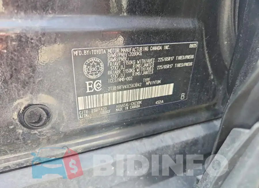 2T3B1RFV4SC563842 Photo# 14