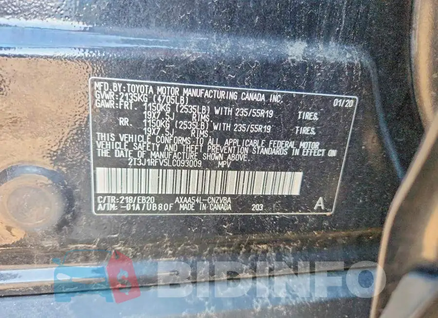 2T3J1RFV5LC093009 Photo# 14