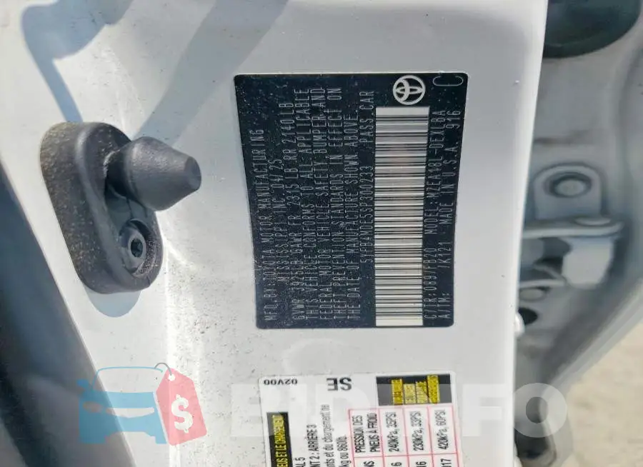5YFB4MDE5SP300233 Photo# 12