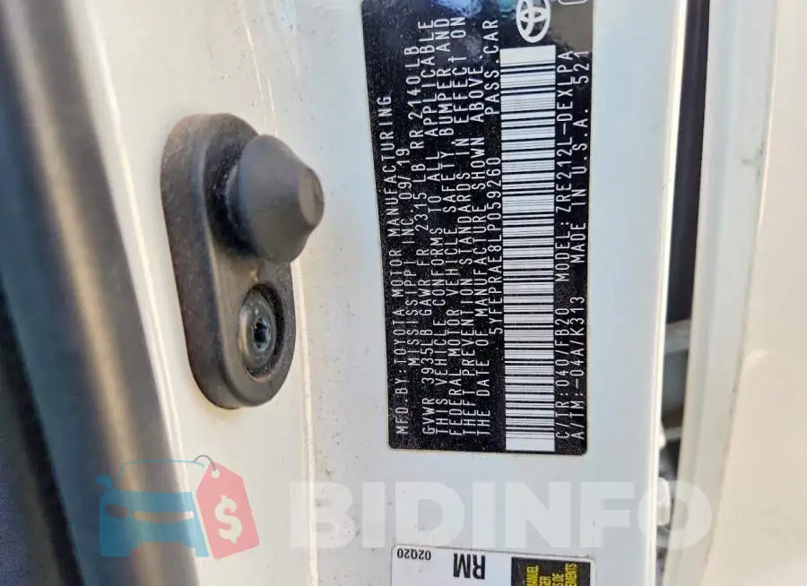 5YFEPRAE8LP059260 Photo# 12