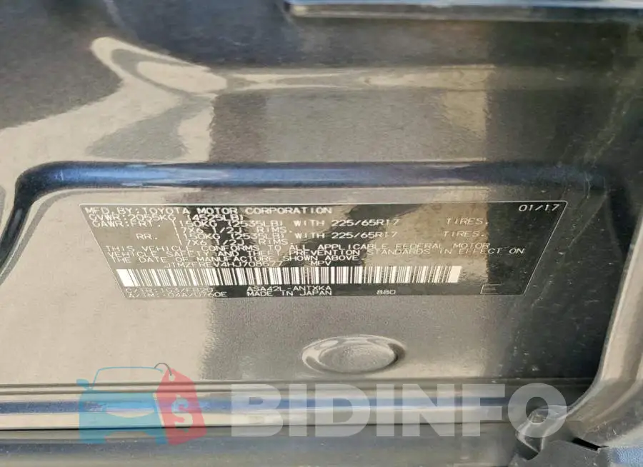 JTMZFREV4HJ708577 Photo# 13