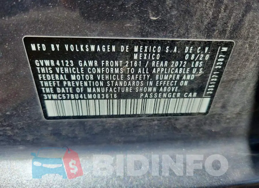 3VWC57BU4LM083616 Photo# 12