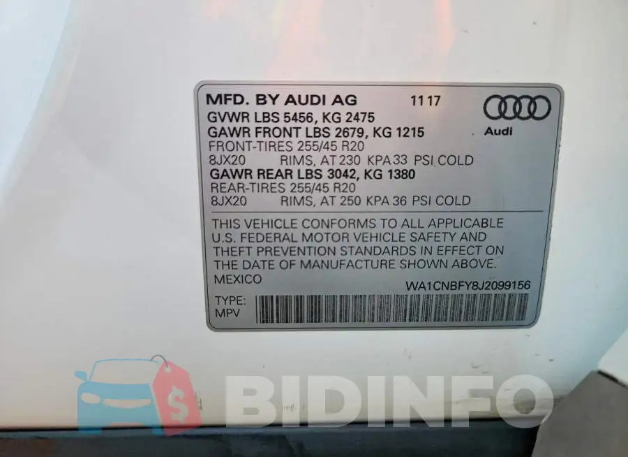 WA1CNBFY8J2099156 Photo# 13