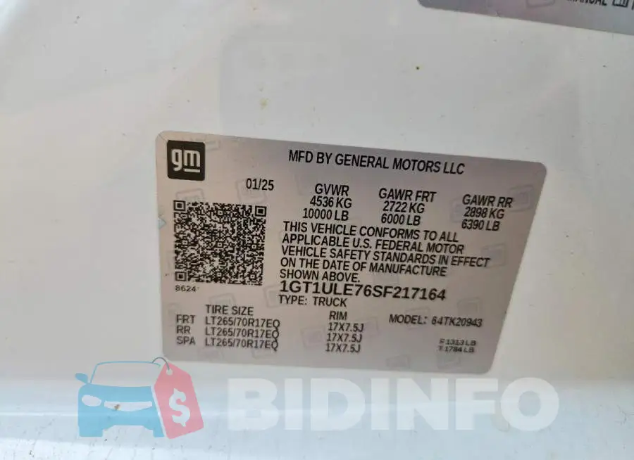1GT1ULE76SF217164 Photo# 12