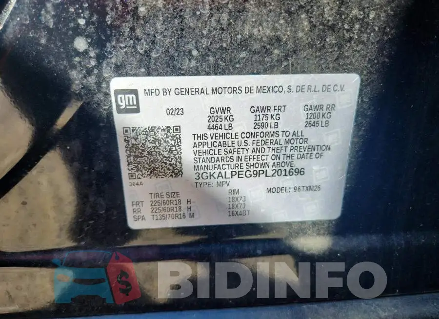 3GKALPEG9PL201696 Photo# 14