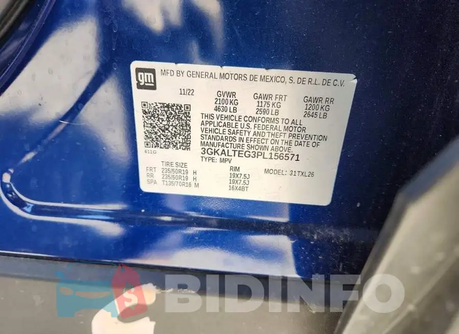 3GKALTEG3PL156571 Photo# 13