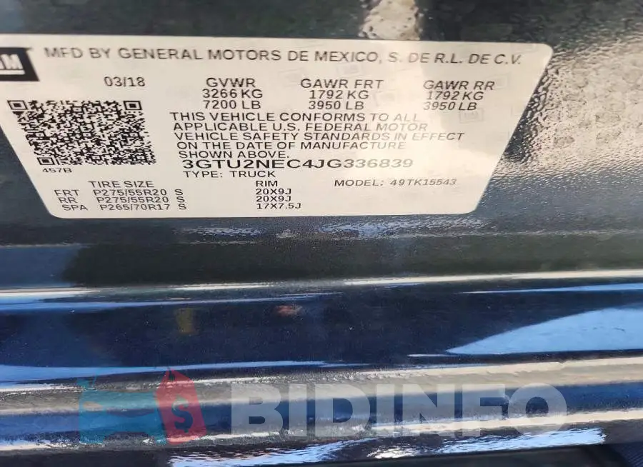 3GTU2NEC4JG336839 Photo# 13