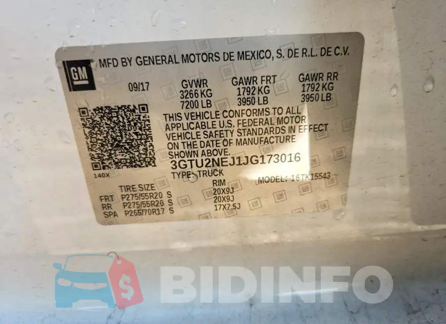 3GTU2NEJ1JG173016 Photo# 12
