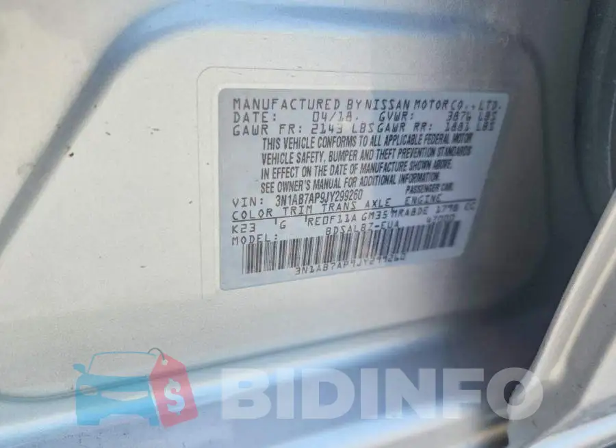 3N1AB7AP9JY299260 Photo# 12