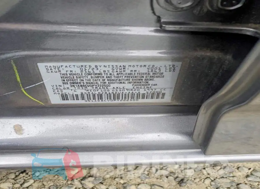 3N1AB8CV0PY222500 Photo# 12