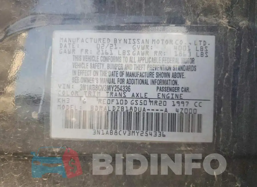 3N1AB8CV3MY254336 Photo# 12