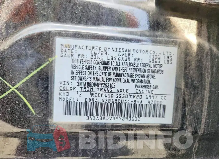 3N1AB8DV4PY293102 Photo# 12